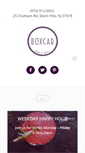 Mobile Screenshot of boxcarbar.com